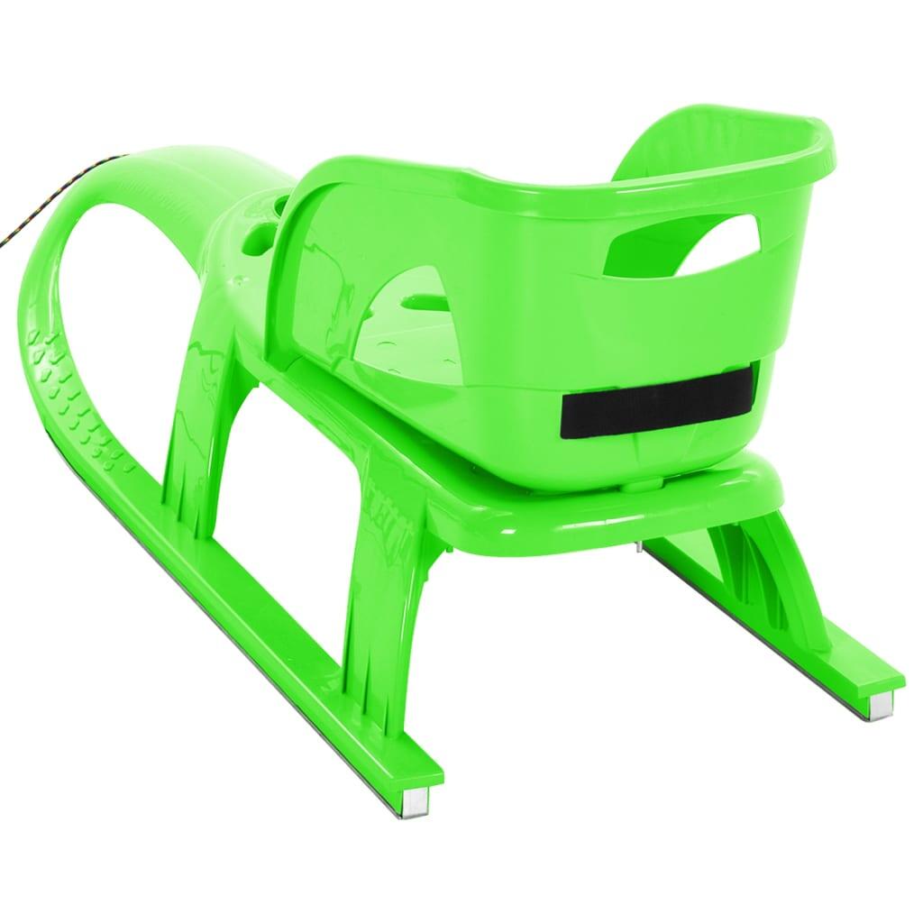 VidaXL slee met zitje 102,5x40x23 cm PP groen 4/5