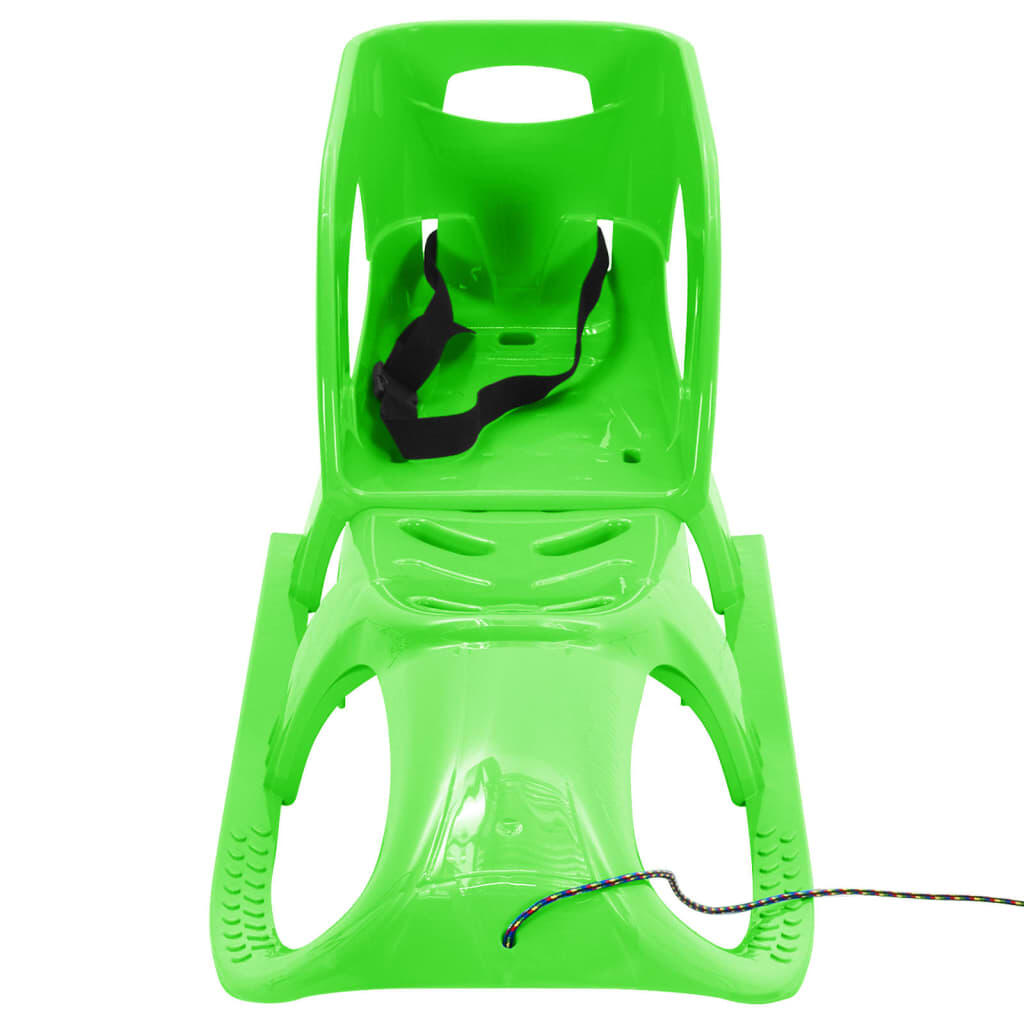 VidaXL slee met zitje 102,5x40x23 cm PP groen 2/5
