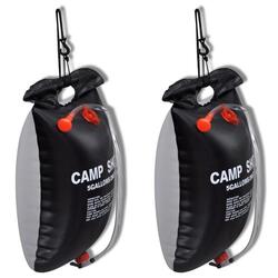 Vidaxl Camping Showers 2 St Solar 20 L