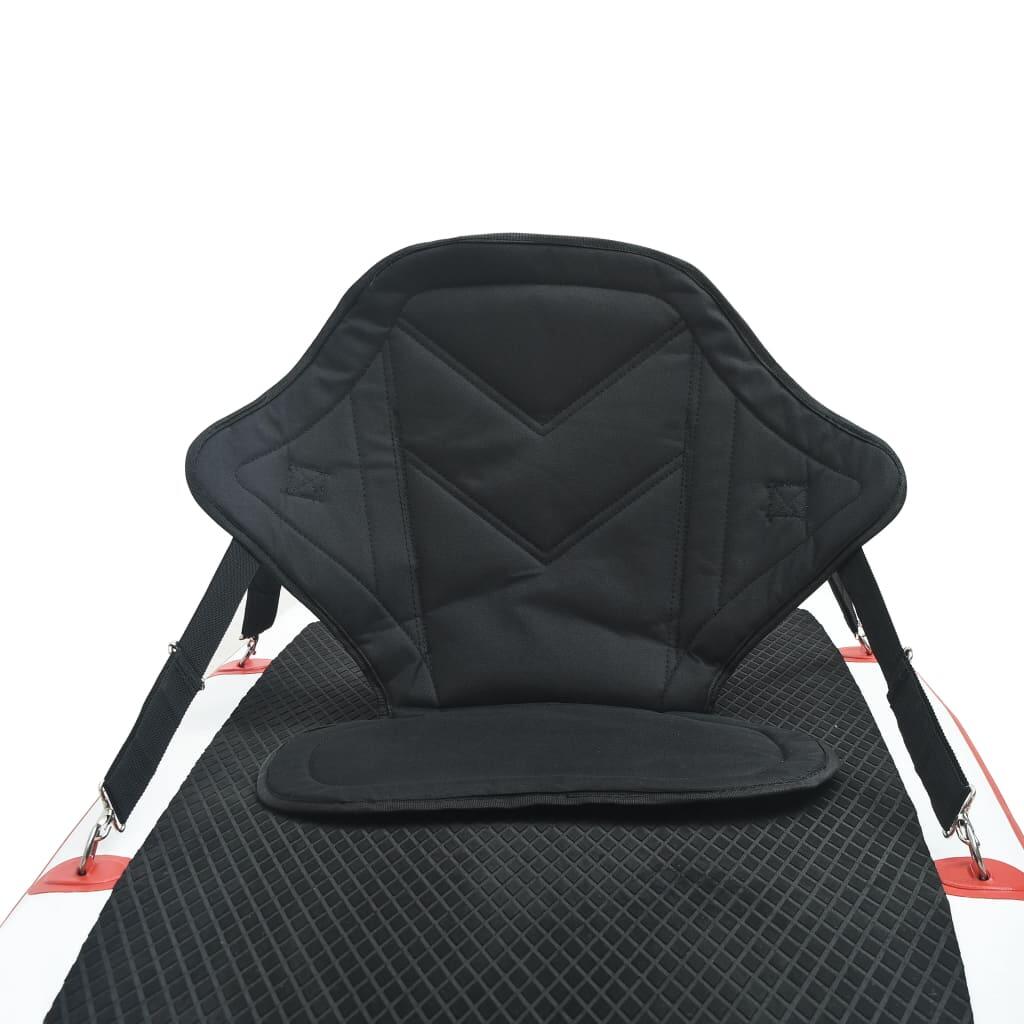 VidaXL Siège pour SUP et kayak, pliable, polyester-néoprène, noir 3/3