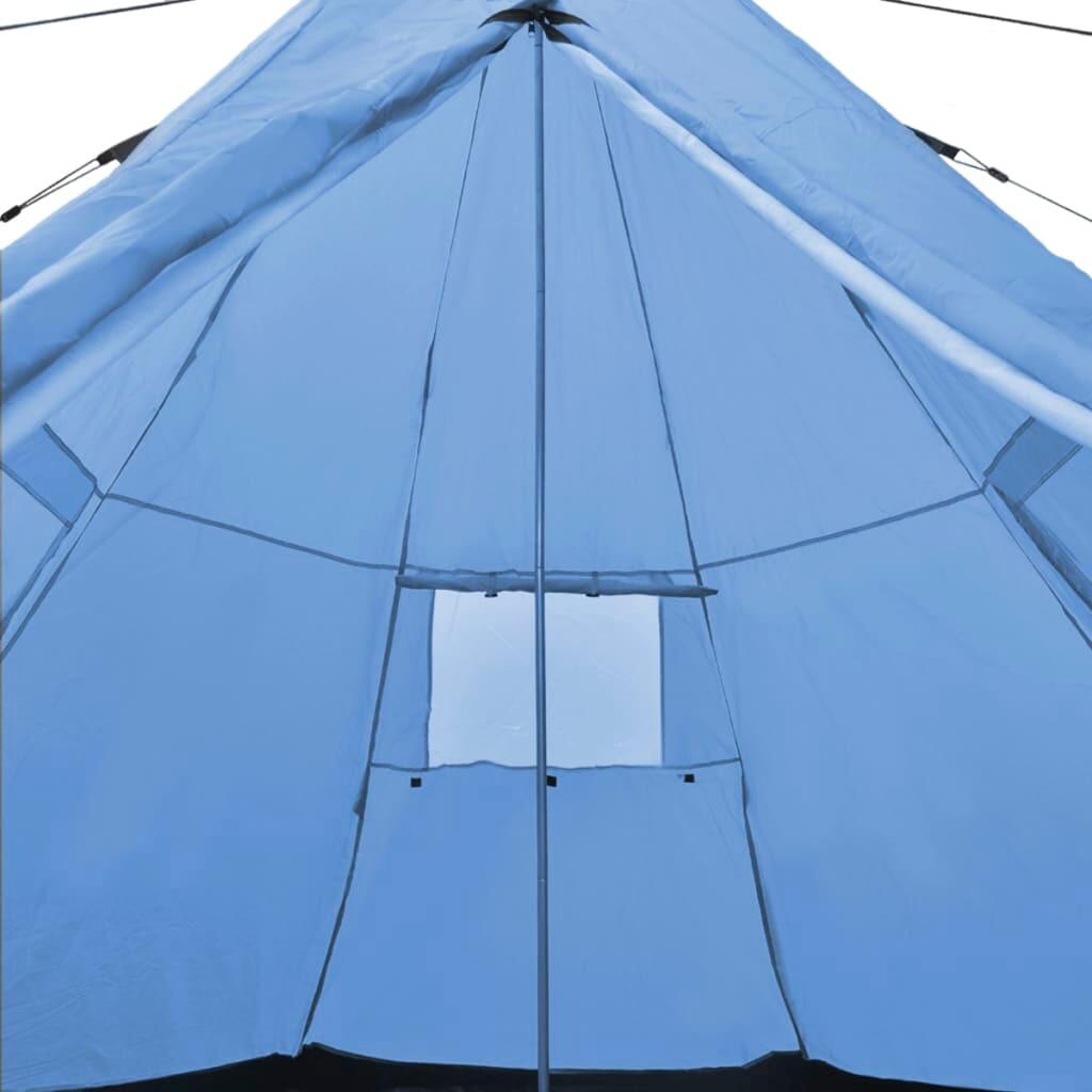Vidaxl Tente Tipi 4 Personnes - Bleu 4/7