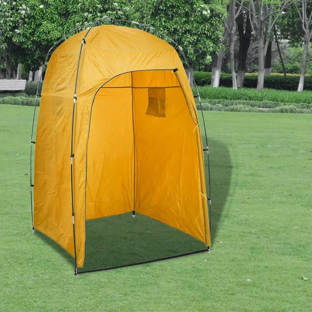 Tenda de WC para duche ou mudança de roupa amarelo 2/5