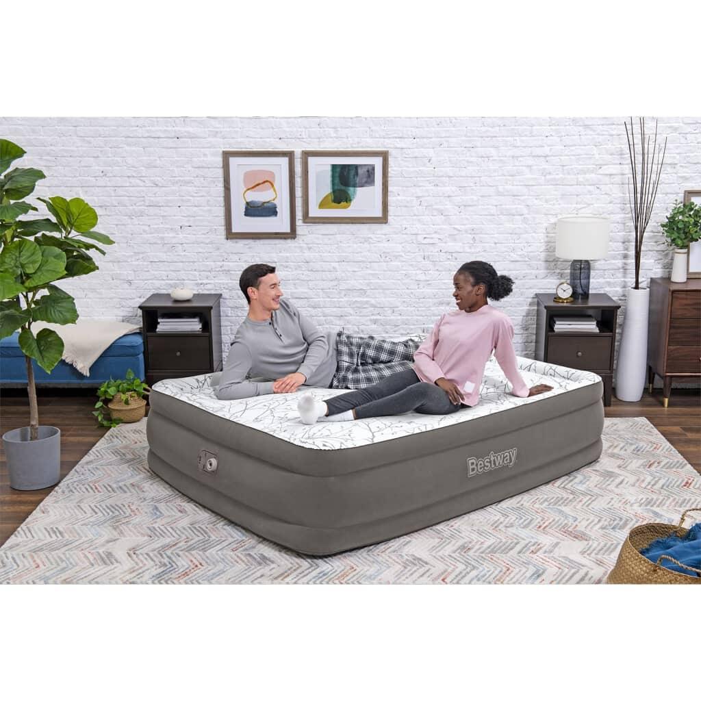 Bestway Lit gonflable 2 places 203x152x46 cm avec pompe électrique intégrée 2/7
