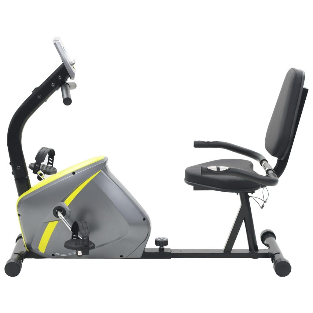 VidaXL Vélo d'appartement magnétique avec cardiofréquencemètre 3/5