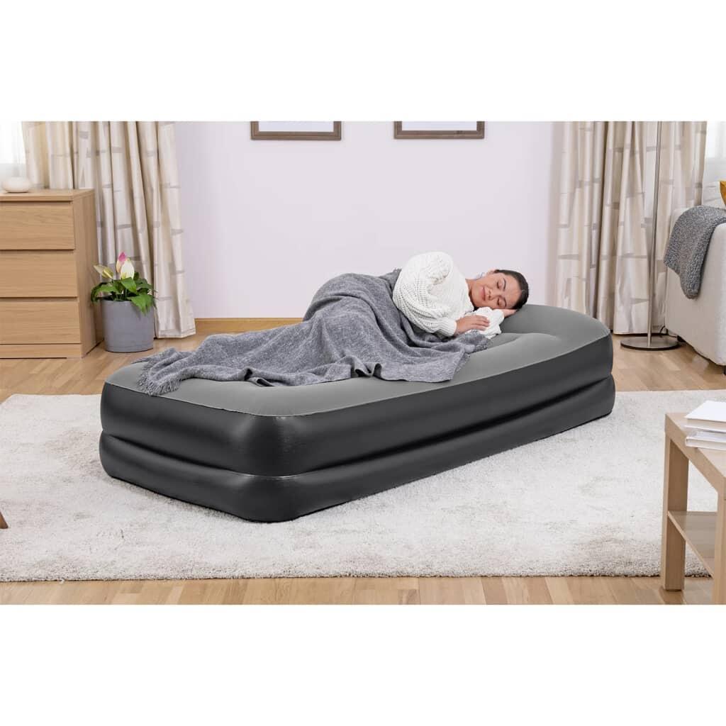 Bestway Lit gonflable floqué avec pompe à air intégrée 191x97x46 cm 2/5