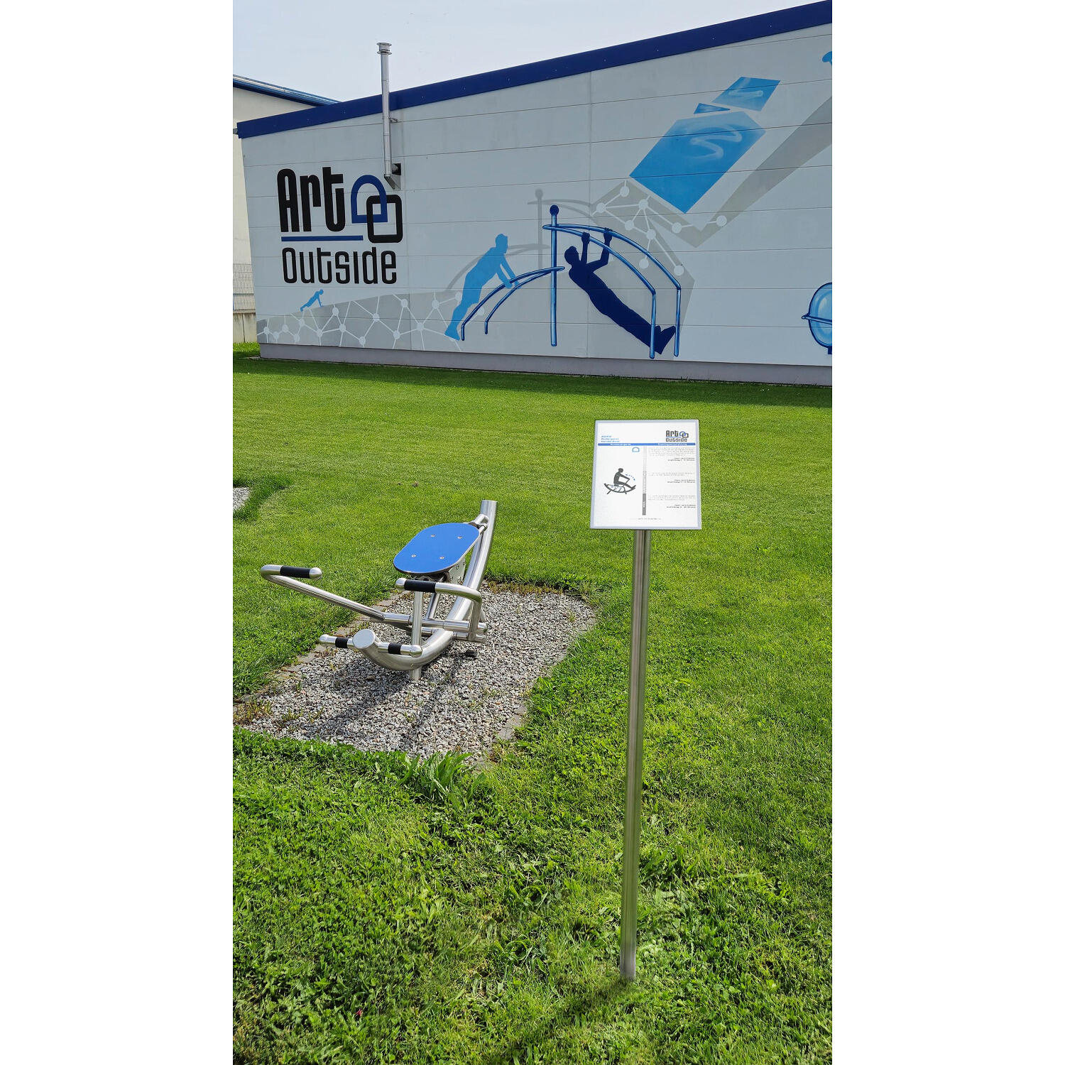 Info- und Hinweistafel für Outdoor-Fitnessgeräte von Art Outside Für 1 Art 2/2