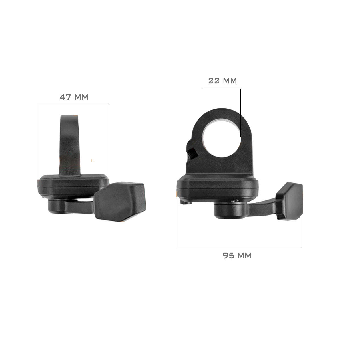 Acelerador Pulgar Compatible Patinete SmartGyro Negro 3/5