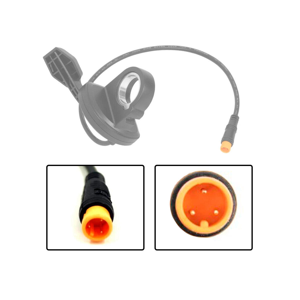 Acelerador Pulgar Compatible Patinete SmartGyro Negro 5/5
