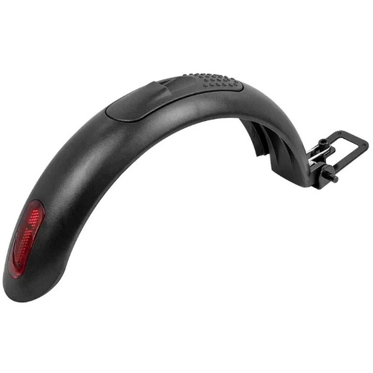 OMMVI Guardabarro Trasero con Luz Compatible Cecotec Outsider / Bongo Serie A Negro