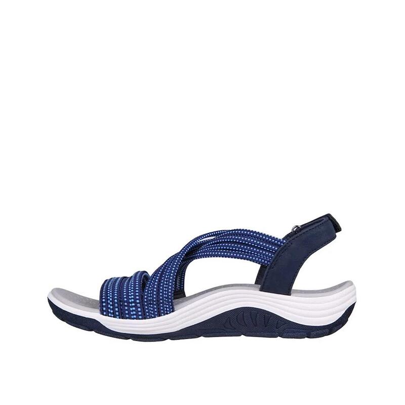 Sandalias Deportivas Mujer Skechers 163122_NVBL Azul marino con Cierre Adherente