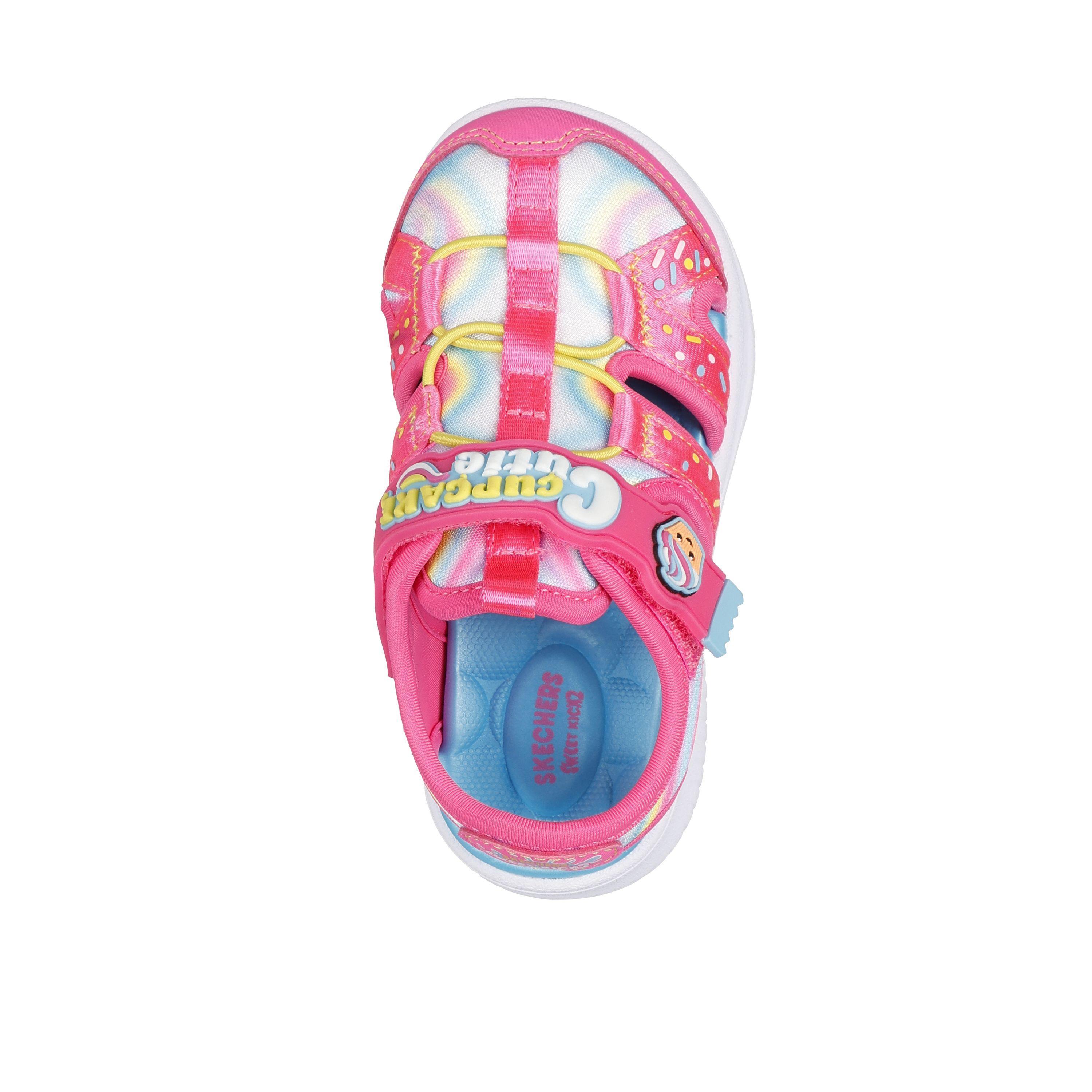 Sandalias Deportivas Niña Skechers 303273N_HPMT Rosas con Cierre Adherente 3/4