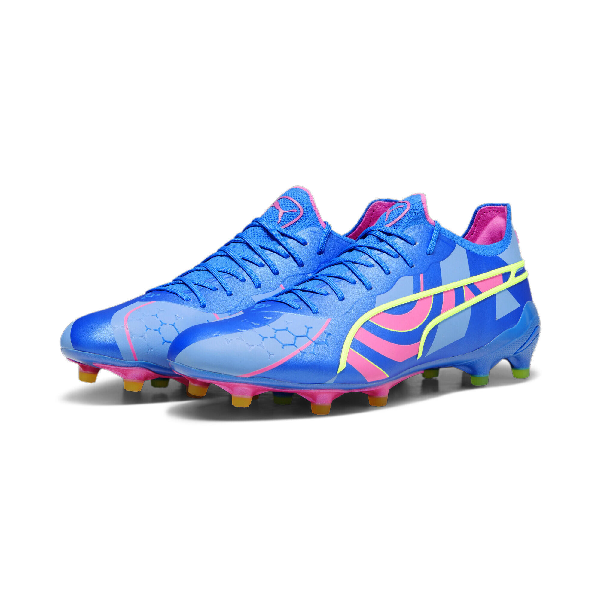 PUMA Puma King Ultimate Energy FG/AG Mens Blue Football Boots