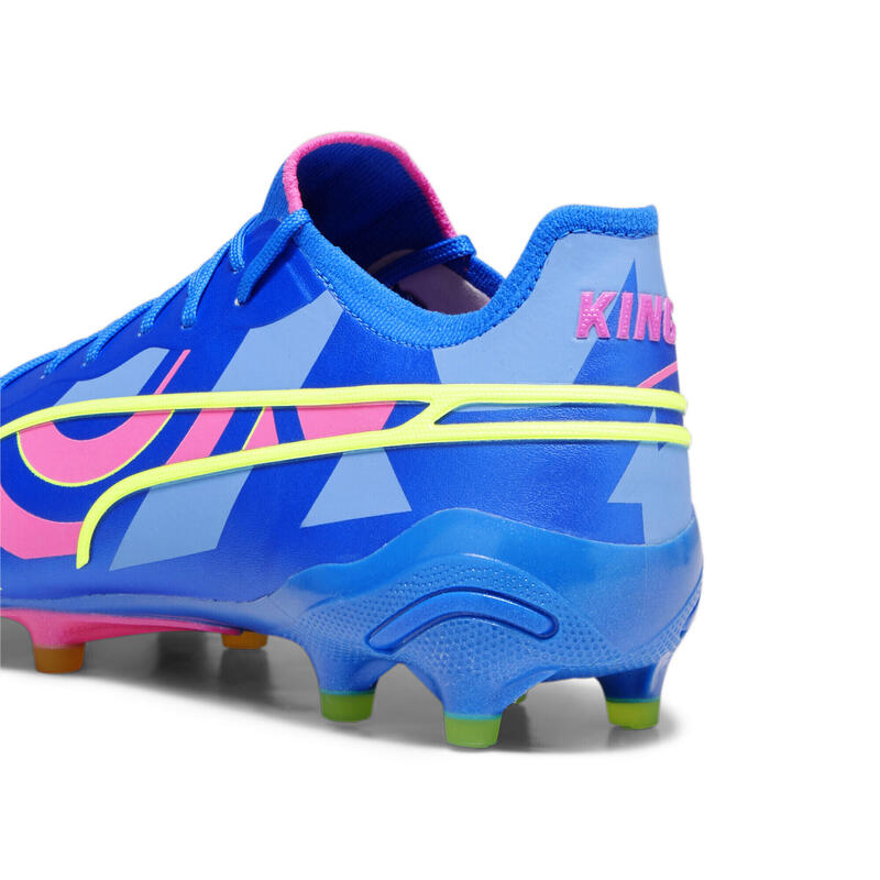 KING ULTIMATE ENERGY FG/AG Fußballschuhe Herren PUMA Ultra Blue Luminous Pink