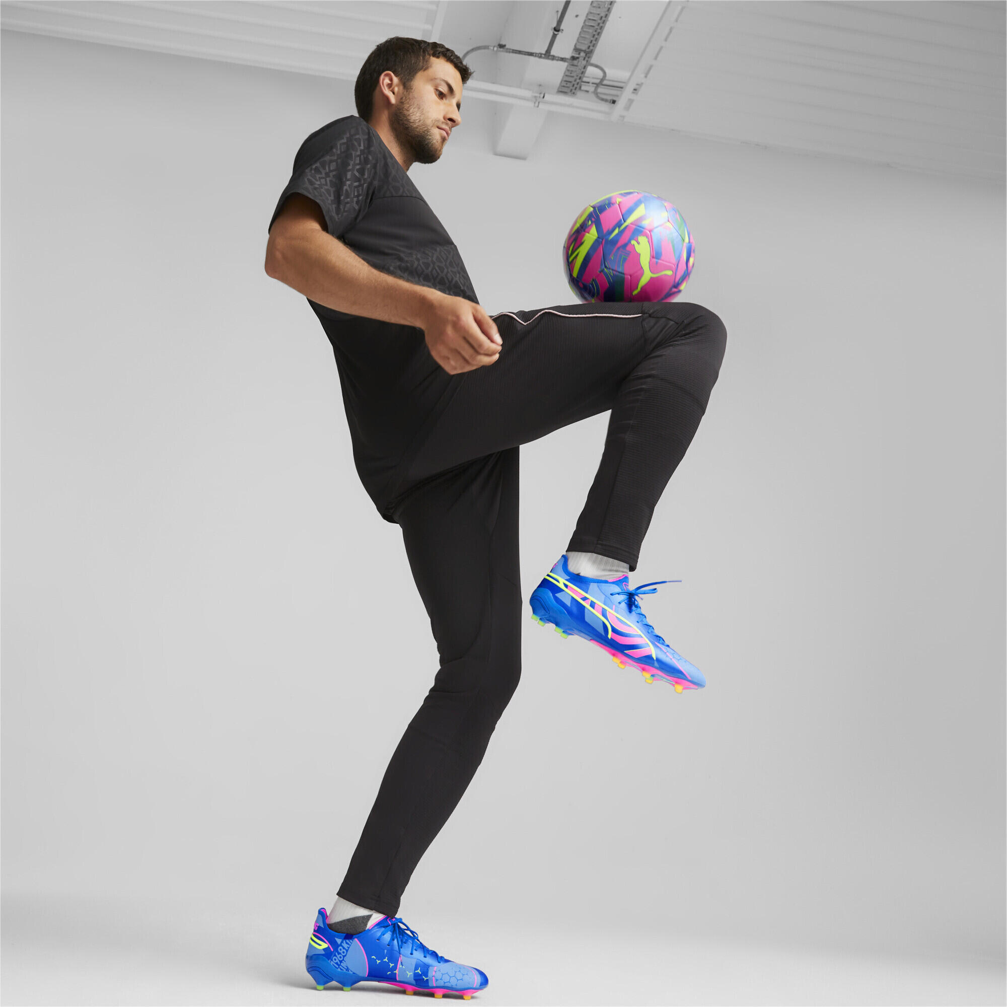 Puma King Ultimate Energy FG/AG Mens Blue Football Boots 3/7