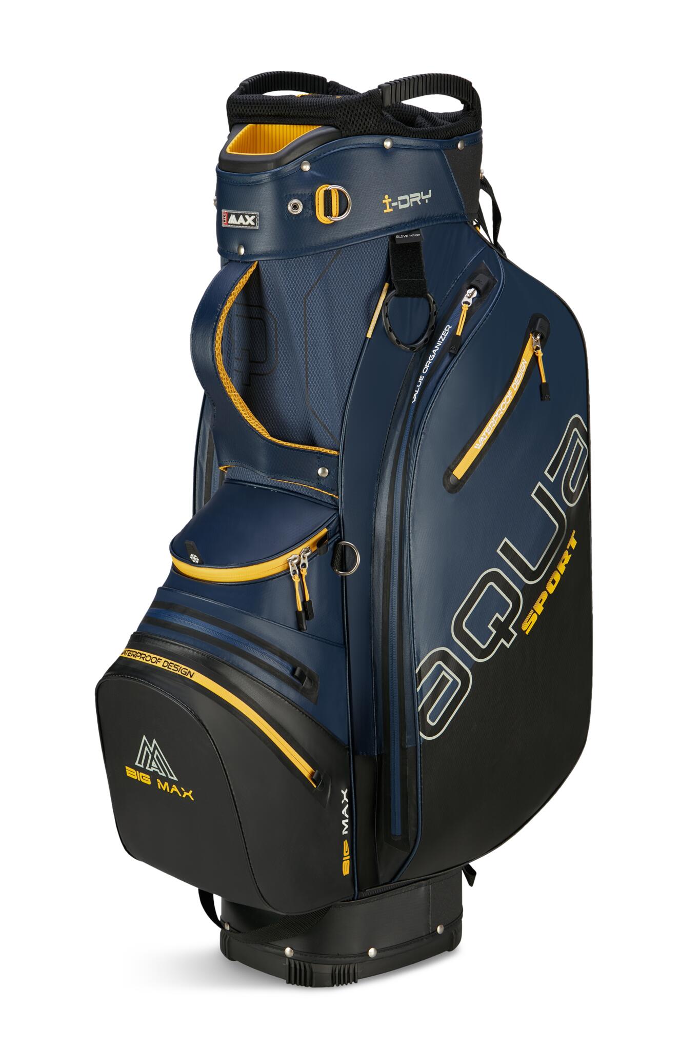 AQUA Sport 4 - Bolsa de golf impermeable - Cartbag - AZUL Negro 2/6