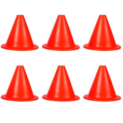 Pion flexibel - set van 6 - klein - groen - flexibele pion