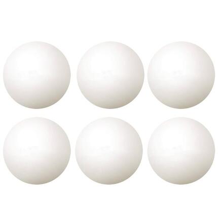 Balle de tennis de table XL - Lot de 6 - Blanc