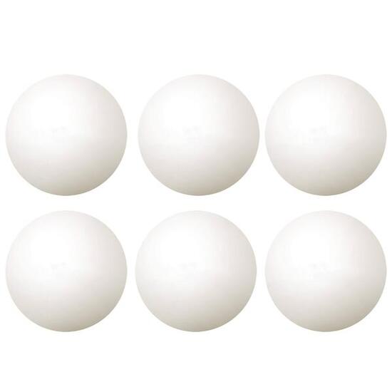 Balle de tennis de table XL - Lot de 6 - Blanc