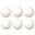 Balle de tennis de table XL - Lot de 6 - Blanc