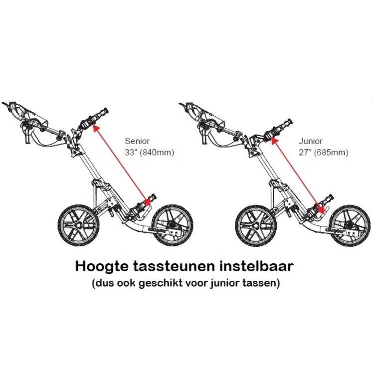 Clicgear 4.0 3 Wheel Golf Trolley - Black 7/7