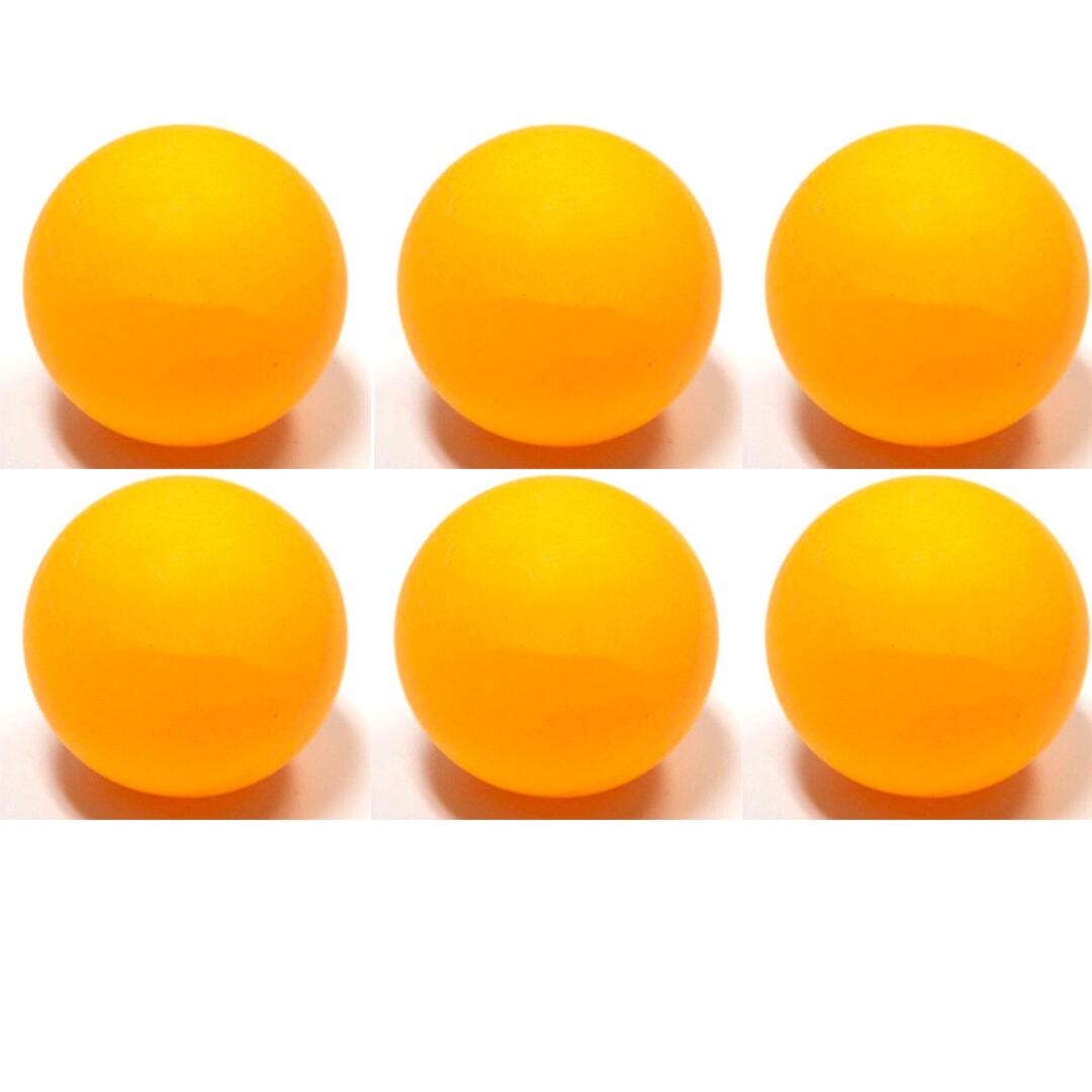 MEGAFORM Tafeltennisbal XL - Set van 6 - Oranje