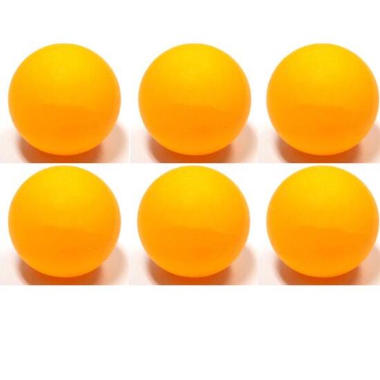 Balle de tennis de table XL - Lot de 6 - Orange