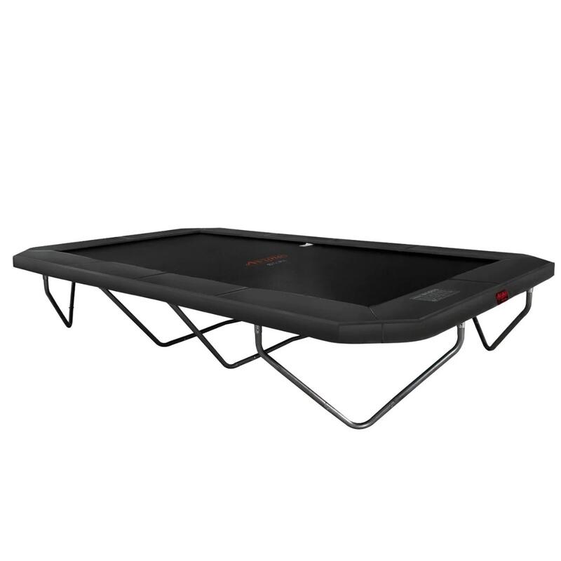 Trampoline Avyna rectangulaire 520x305 cm avec housse, gris