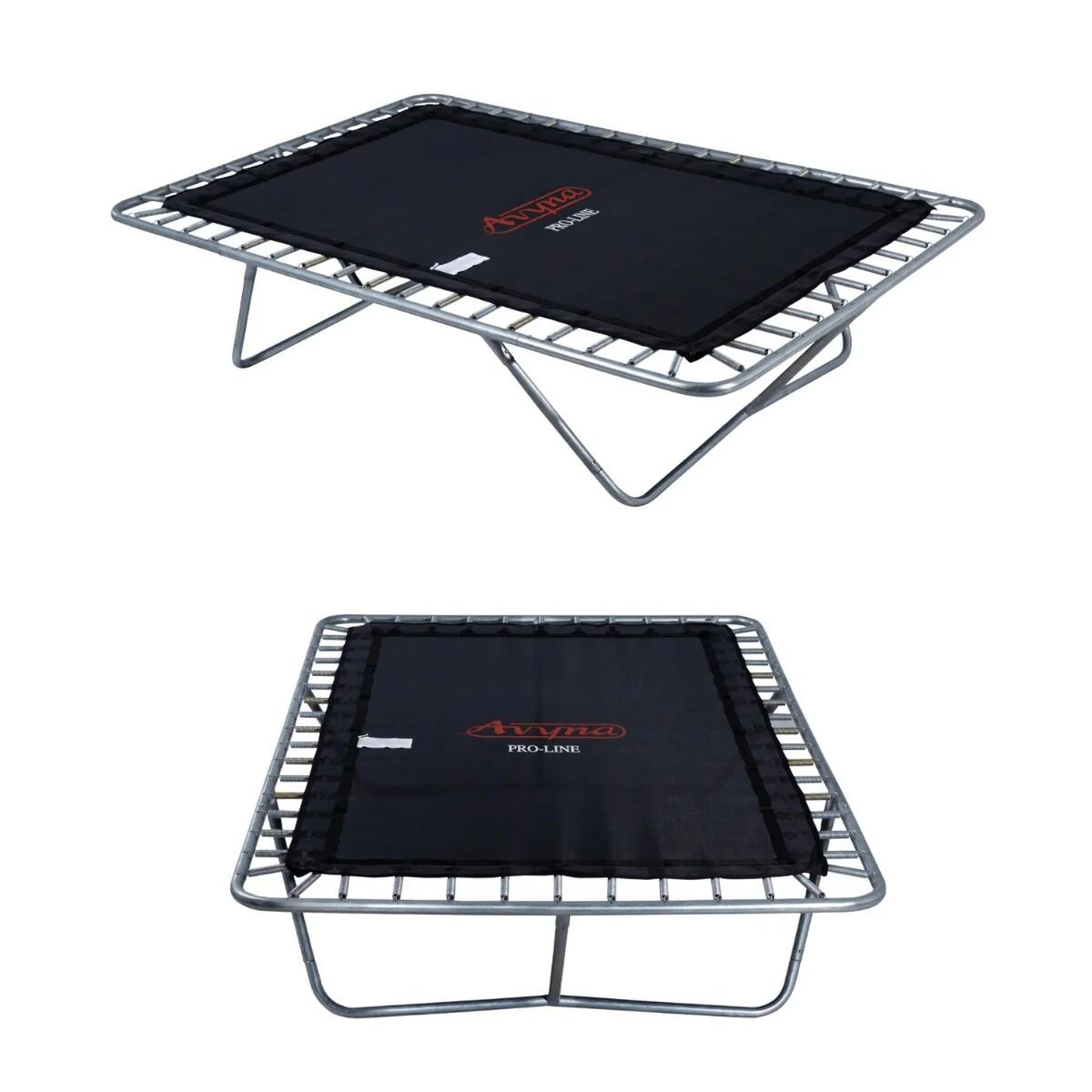 Trampolín Avyna rectangular 340x240 - gris - de alta calidad 2/7