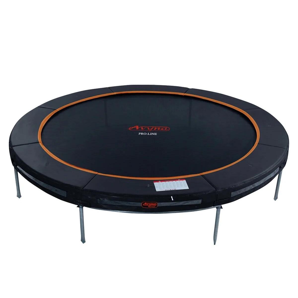 Avyna - Avyna Pro-line Trampoline Inground Ø305 Cm - Noir - Trampoline - Noir - Decathlon