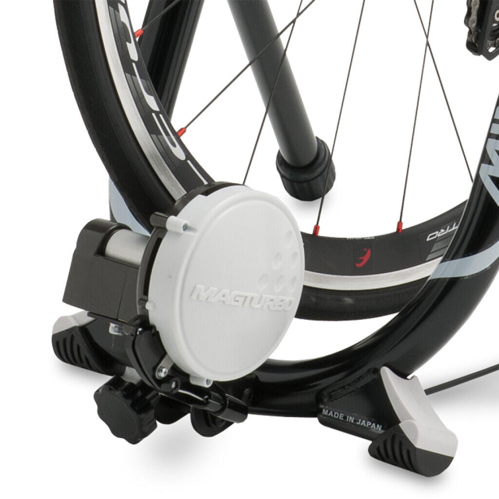 Minoura 60R MagRide bike trainer con interruttore QR per manubrio 3/7