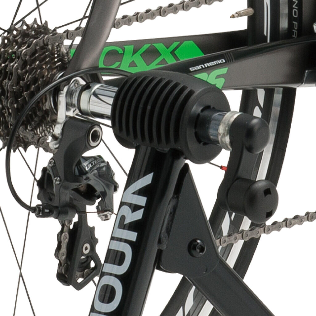 Minoura 60R MagRide bike trainer con interruttore QR per manubrio 5/7