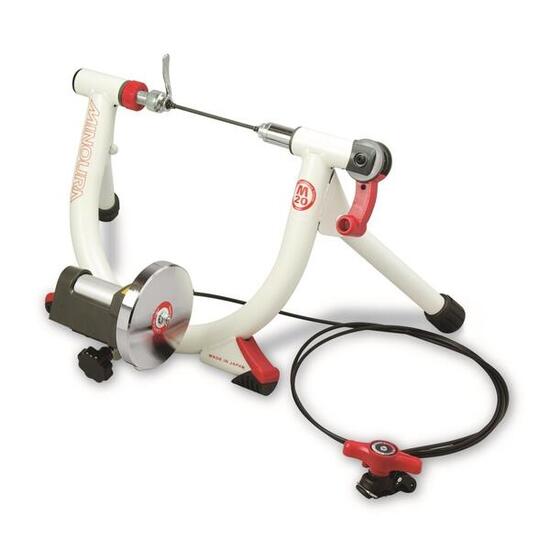 Minoura LR241 LiveRide bike trainer con interruttore QR sul manubrio - BMX, MTB