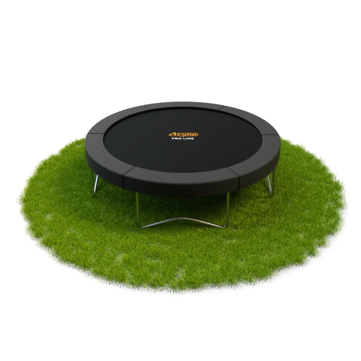 Avyna trampoline rond (Ø430 cm) - gris - avec housse gratuite 3/7