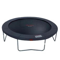 Avyna trampoline rond (Ø430 cm) - gris - avec housse gratuite