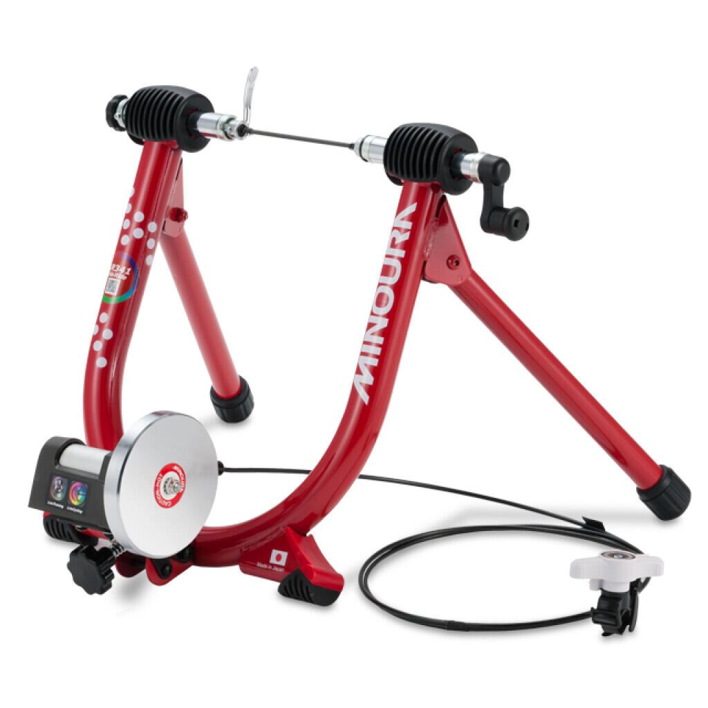 Minoura - Vélo D'Entraînement Minoura Lr341 Liveride Avec Interrupteur De Guidon Qr - Home Trainer - Rouge - Taille Unique - Decathlon
