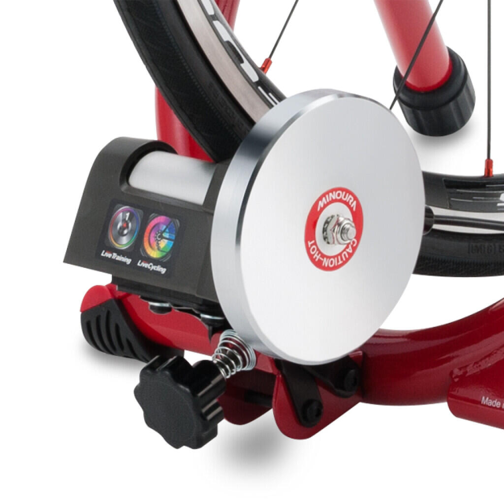 Minoura LR341 LiveRide bike trainer con interruttore QR sul manubrio 5/7