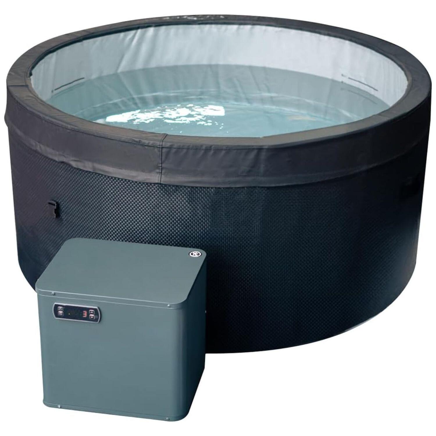 Banheira de gelo + spa para 4 pessoas - netspa ice vita - multifunções - 3kw