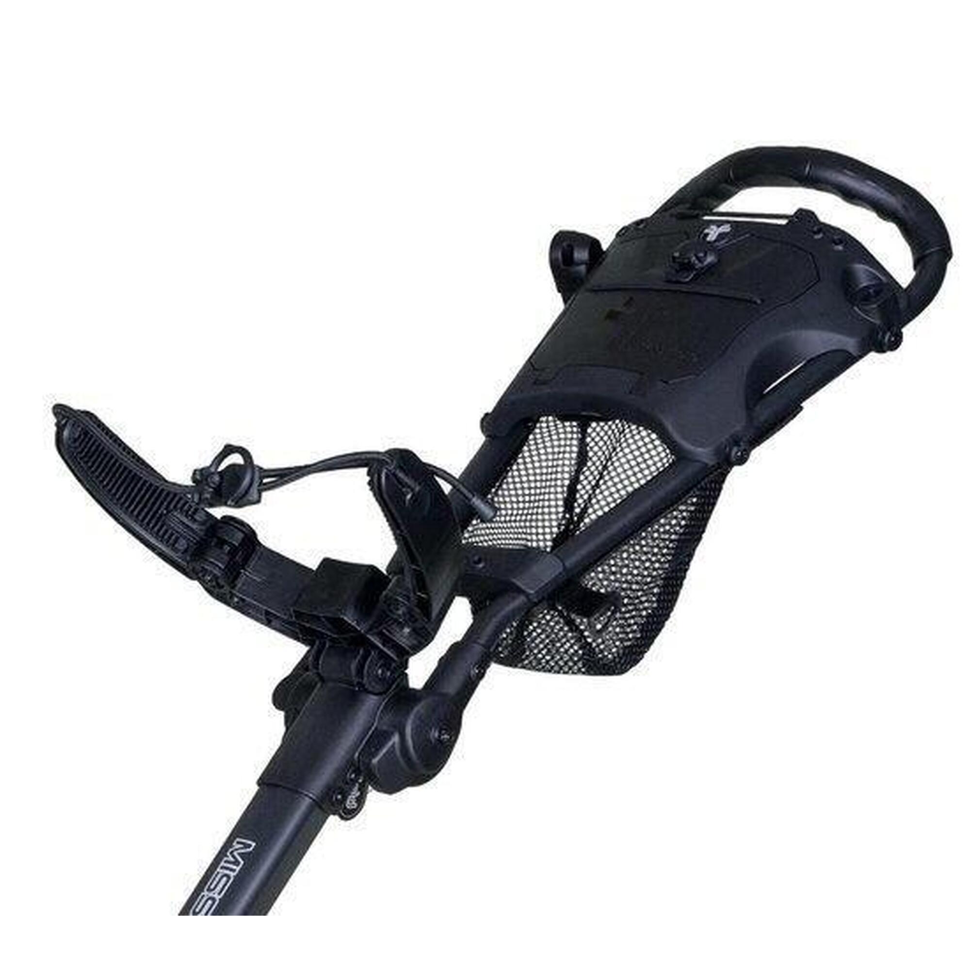 Chariot de golf FastFold Mission 5.0 - Charbon mat - Noir