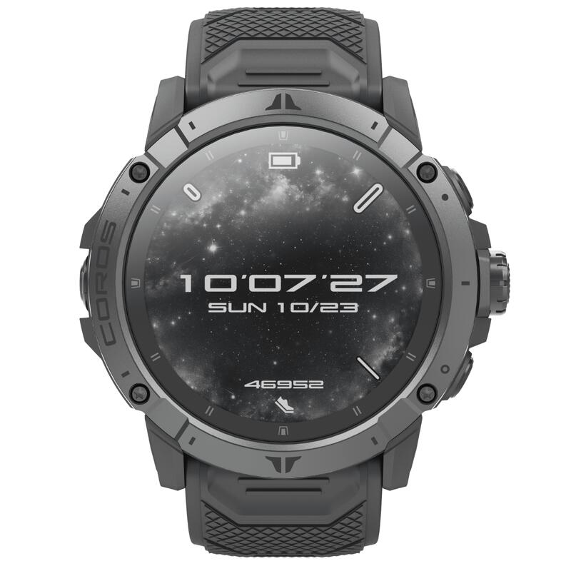 Coros Vertix 2S Space Black - ceas GPS de aventură / ceas sport premium