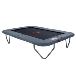 Trampoline Avyna de haute qualité rectangulaire 340x240 - gris