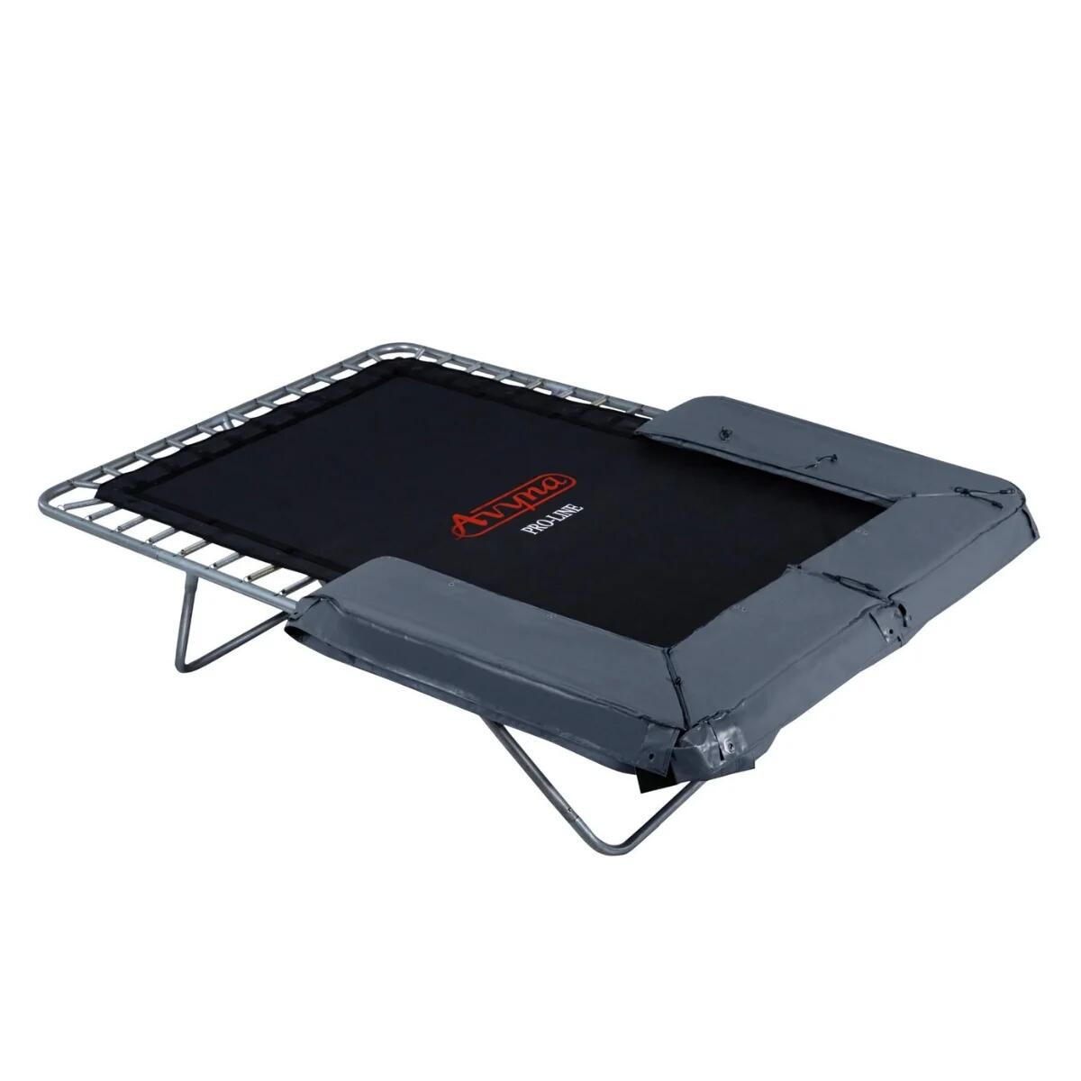 Cama elástica Avyna con red de seguridad - 380x255 cm - gris 5/7