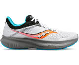 Saucony Men Ride 16 Running Shoes White/Gravel UK7