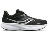 Saucony Men Ride 16 Running Shoes Black/White UK10