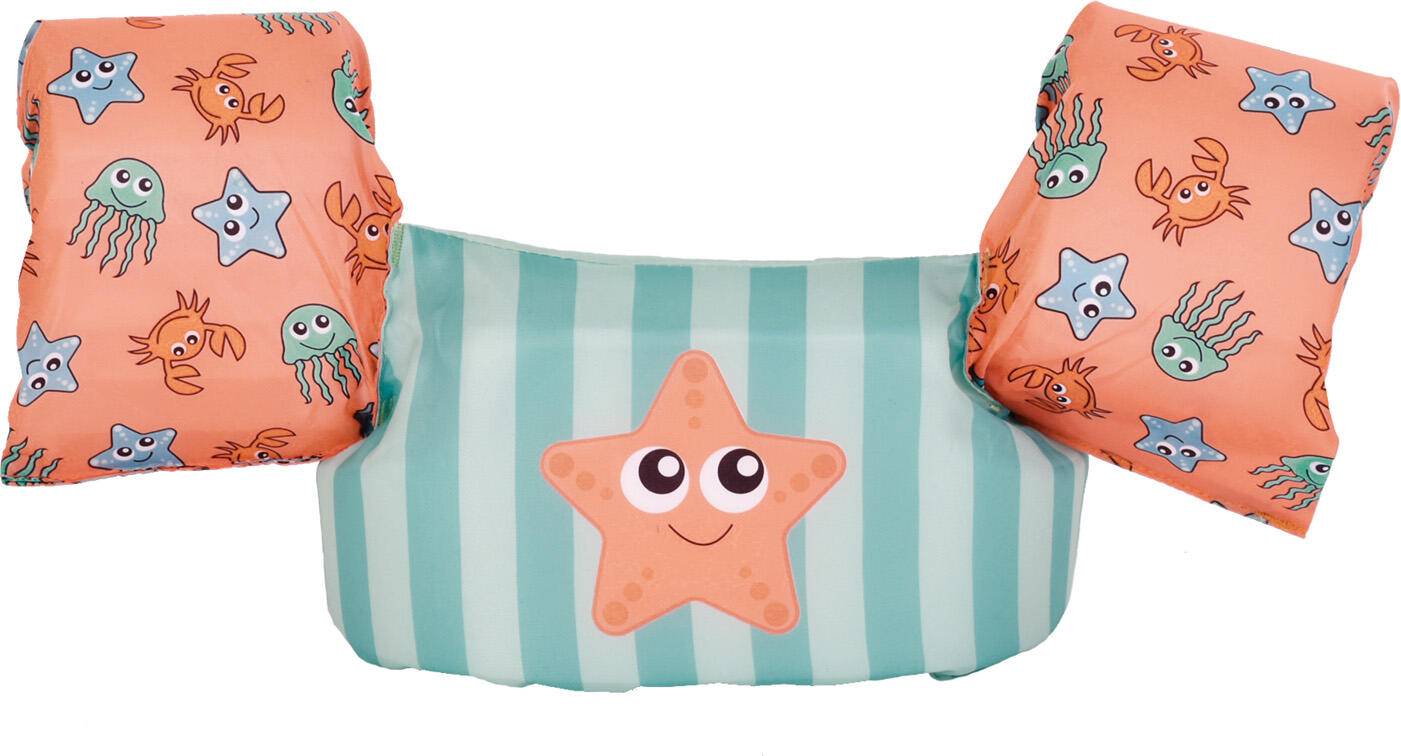 SWIM ESSENTIALS Swim Essentials | Groen/Roze Puddle Jumper 2-6 jaar