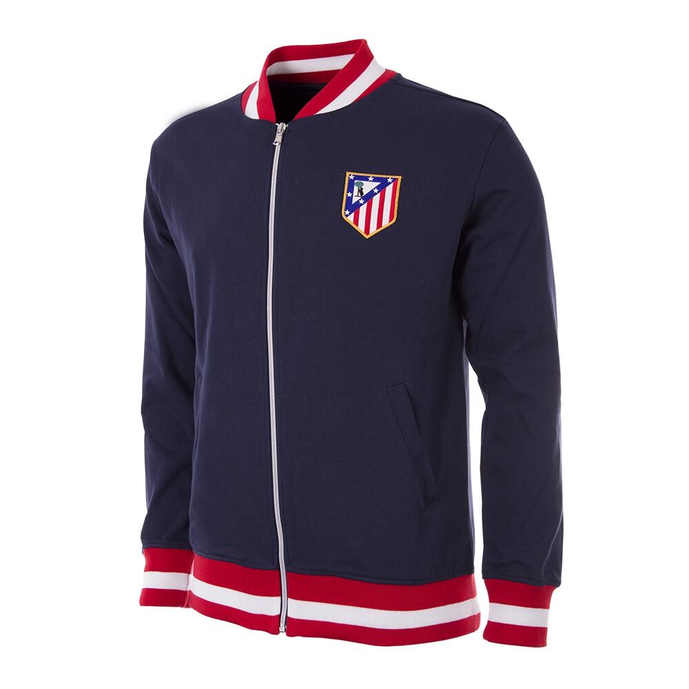 Copa Football - Atletico De Madrid 1969 Veste De Foot Rétro - Gilet Manches Longues - Bleu - 38 S - Decathlon
