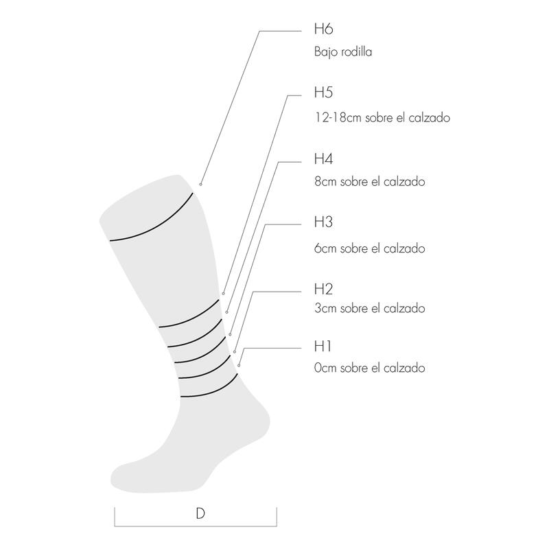 Calcetines compresivos hasta la rodilla de trail running Terrain Pro