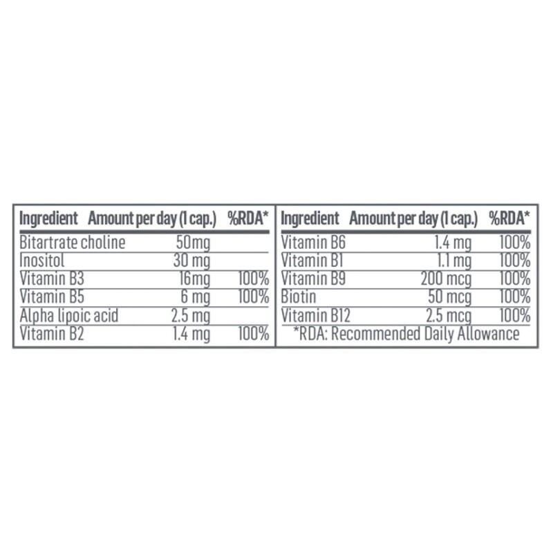 Vit B Complex | Complejo Multivitamínico | 60 Cápsulas 2/2