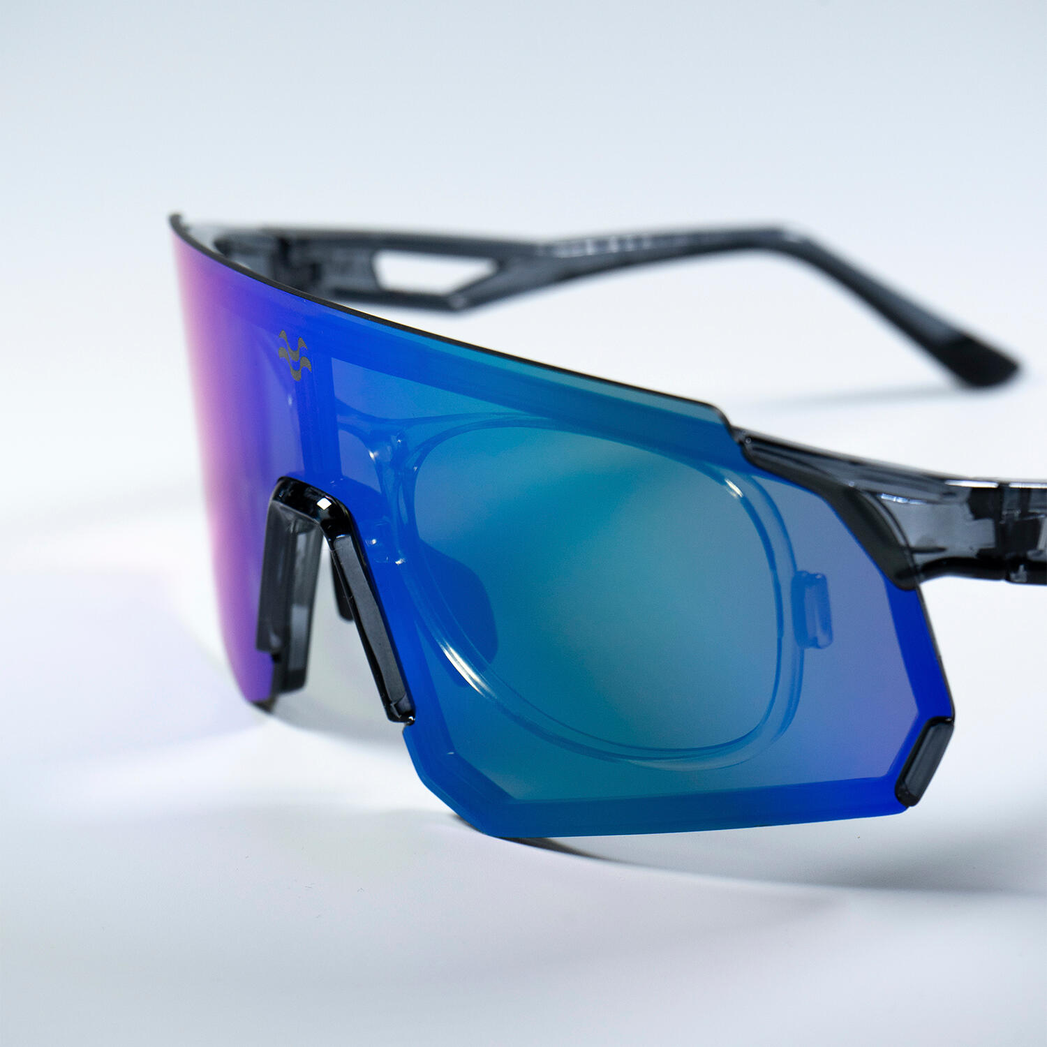 PACK LUNETTES DE SOLEIL SPORT MOS EYEWEAR MENORCA GRIS + CLIP OPTIQUE 6/6