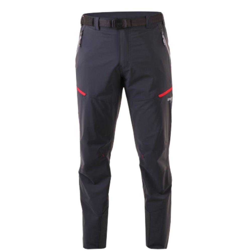 Calças de Trekking e Caminhada Verão Homem Sphere Pro Davos. Carbon-rojo