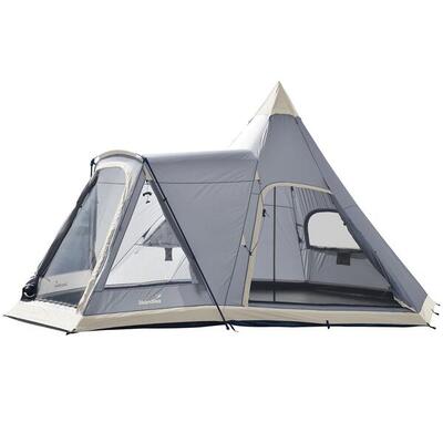 Tent tipi hetta 460 protect plus - 6 pers - 545 × 460 x 295 cm - genaaide vloer